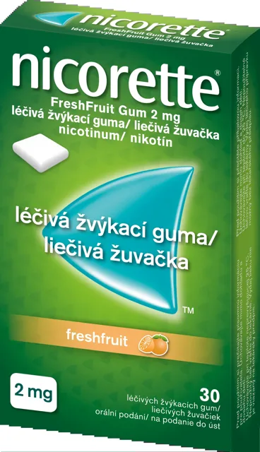 Nicorette freshmint gum 2 mg orm.gum.mnd. 30 x 2 mg