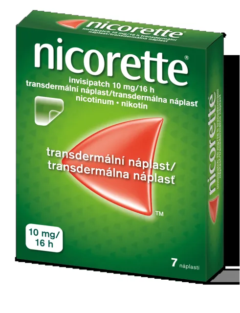 Nicorette Invisipatch 10 mg-16h drm.emp.tdr. 7 x 10 mg