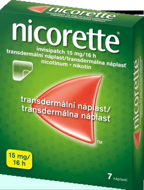 Nicorette Invisipatch 15 mg-16h drm.emp.tdr. 7 x 15 mg