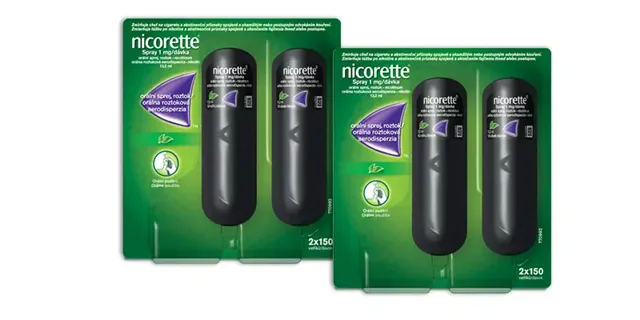Nicorette® Spray 1mg/dávka, orální sprej 2 x 13,2 ml - balení 2 ks