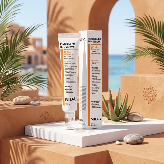 NIDA - Invisible Fit Sun Serum - Neviditelné opalovací sérum - 40 ml