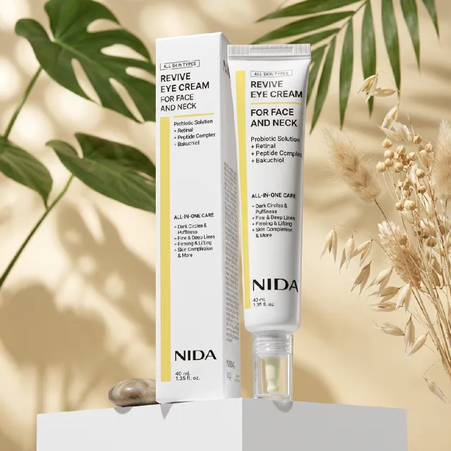 NIDA - Revive Eye Cream For Face And Neck - Obnovující oční krém na obličej a krk - 40 ml