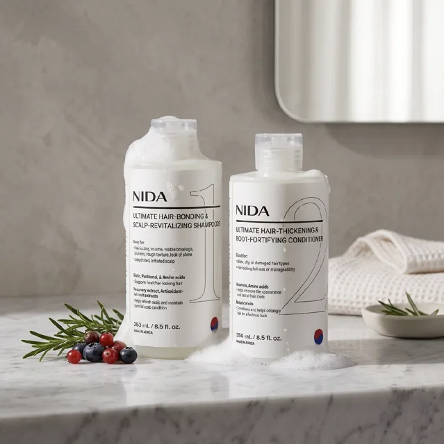 NIDA - Ultimate Hair-Thickening Root-Fortfying Conditioner - Posilující kondicionér pro houstnutí vlasů a zpevnění kořínků - 250 ml