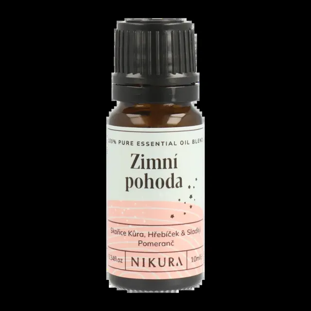 Nikura 100% přírodní esenciální olej Zimní pohoda 10 ml