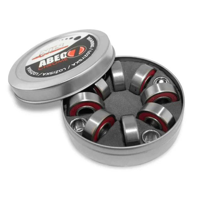 NILS EXTREME ABEC 7 RS CHROME LOŽISKA (8 KS BOX)