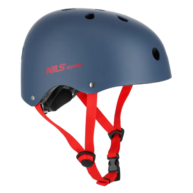 NILS EXTREME Helma MTW001-1 šedo-červená Velikost: XS(48-52cm)