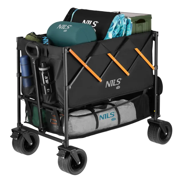 Nils Kempingový vozík NC2607 XXL 160L černo-oranžový