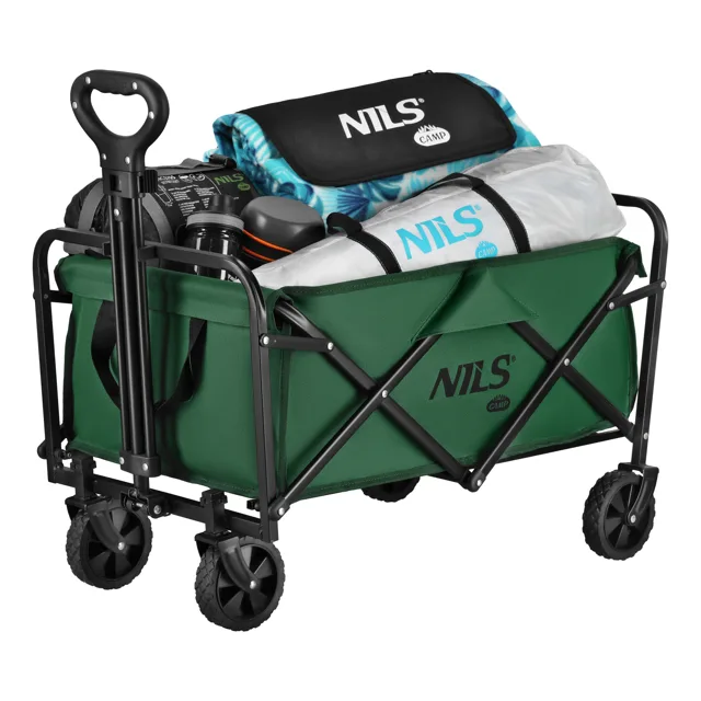Nils Skládací kempingový vozík NC4306 zelený