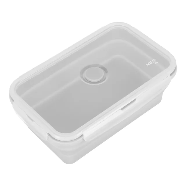 Nils Skládací svačinový box NC4105 1200ml šedý