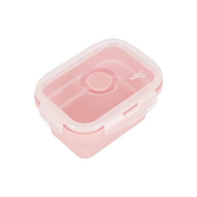 Nils Skládací svačinový box NC4105 355ml růžový