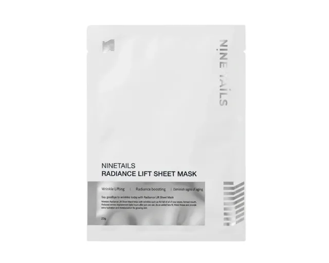 NINE TAILS Radiance Lift Sheet Mask 1ks