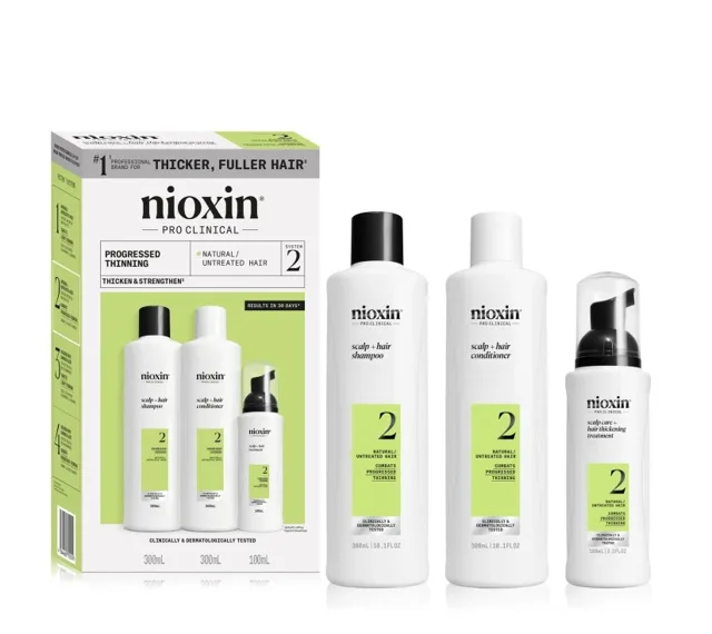 Nioxin Sada péče pro jemné a řídnoucí vlasy System 2
