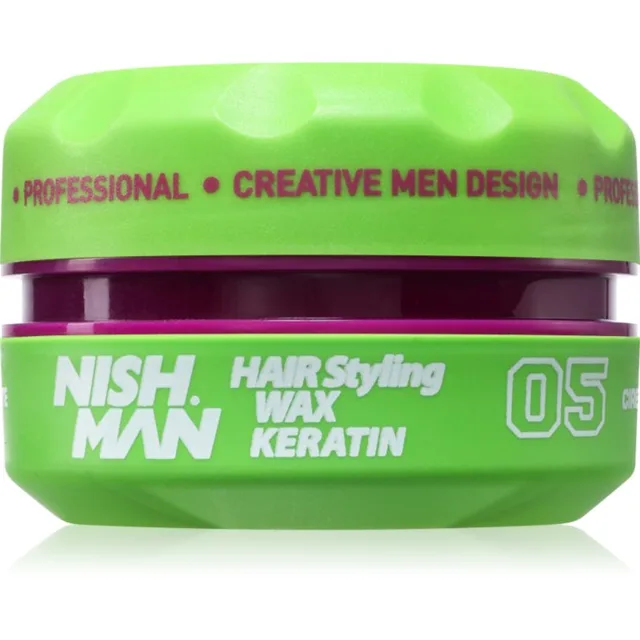 Nish Man 05 stylingový vosk s keratinem 150 ml