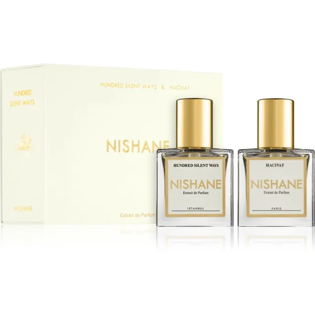 Nishane Hacivat & Hundred Silent Ways Travel Set cestovní sada unisex 2x15 ml