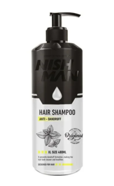 Nishman Anti Dandruff Shampoo XL 480 ml