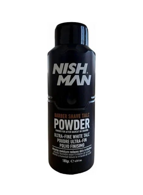 Nishman Barber Shave Talc Powder tělový pudr 180 g