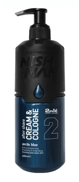 Nishman Cream and Cologne krémová voda po holení Arctic Blue 02 400 ml