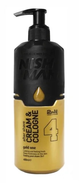 Nishman Cream and Cologne krémová voda po holení New Gold One 04 400 ml