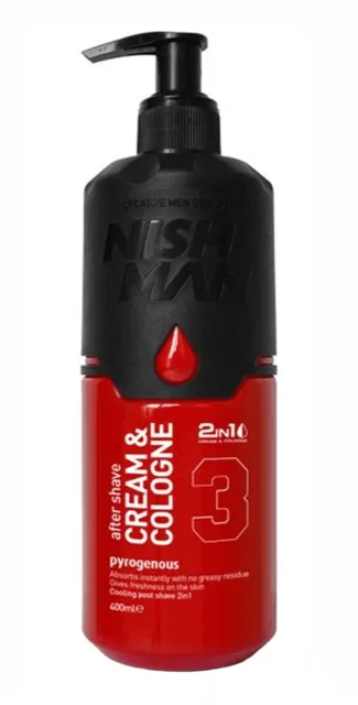 Nishman Cream and Cologne krémová voda po holení Pyrogenous 03 400 ml
