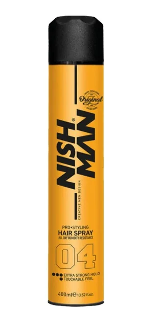 Nishman Hair Styling Strong Hold Spray lak na vlasy 400 ml