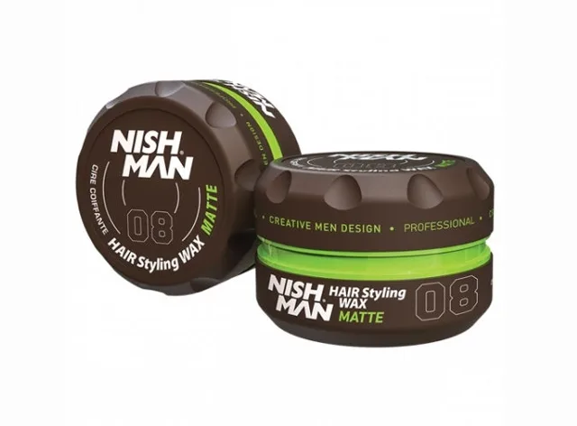 Nishman Hair Styling Wax Matte 08 matný vosk na vlasy 150 ml