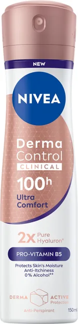 Nivea Antiperspirant ve spreji Derma Control Ultra Comfort 150 ml