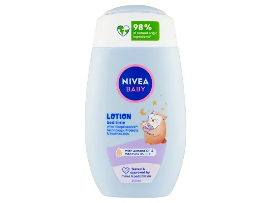 Nivea Baby Bed Time tělové mléko 200 ml