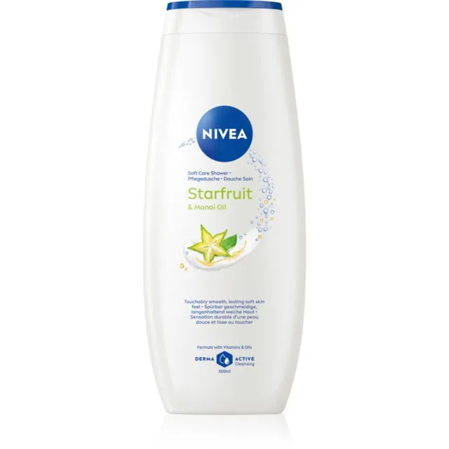 NIVEA Care Shower Star Fruit & Monoi Oil hydratační sprchový gel 500 ml