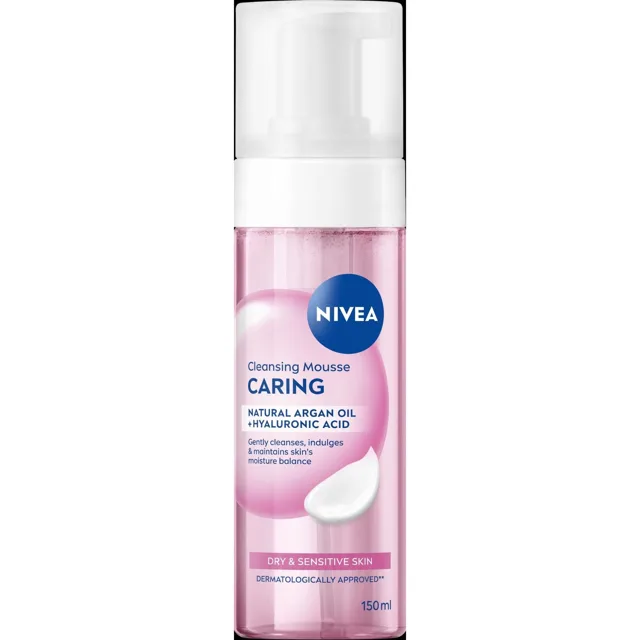 Nivea Čisticí pěna pro suchou a citlivou pleť Cleansing Mousse 150 ml