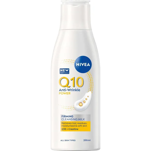 Nivea Čisticí pleťové mléko proti vráskám Q10 Plus 200 ml