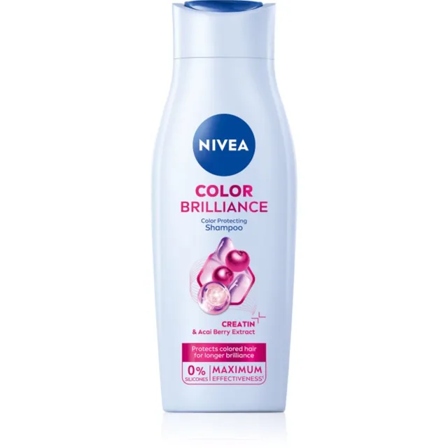 NIVEA Color Brilliance pečující šampon pro barvené vlasy 400 ml
