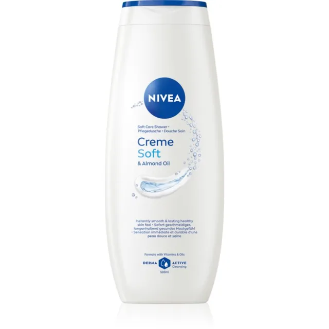 NIVEA Creme Soft krémový sprchový gel maxi 500 ml