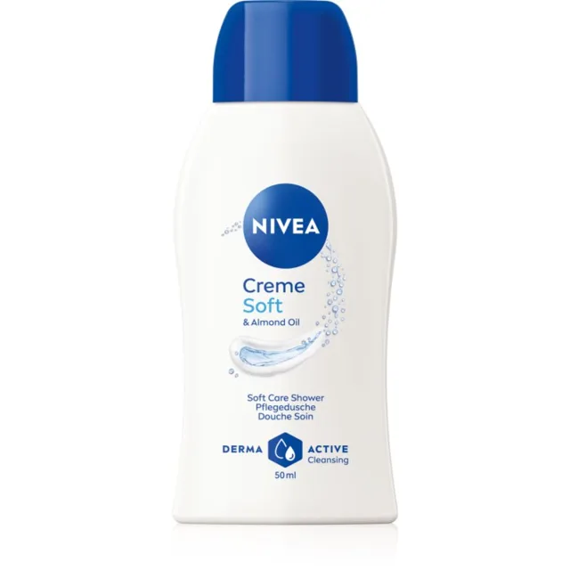 NIVEA Creme Soft pečující sprchový gel 50 ml