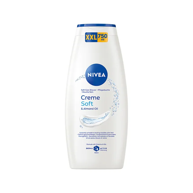 NIVEA Creme Soft Pečující sprchový gel 750 ml