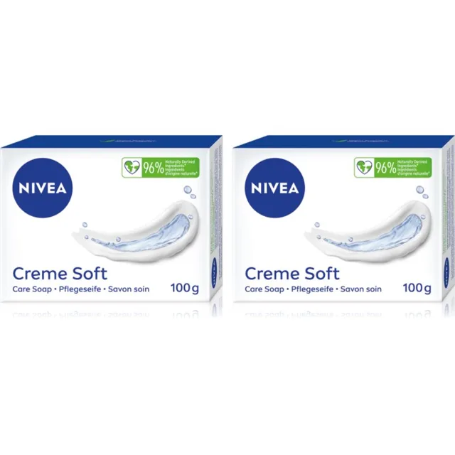 NIVEA Creme Soft tuhé mýdlo výhodné balení