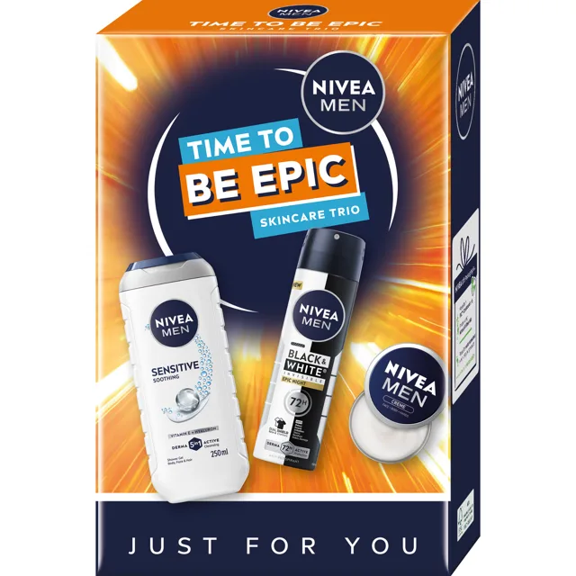 Nivea Dárková sada pro muže Time to Be Epic