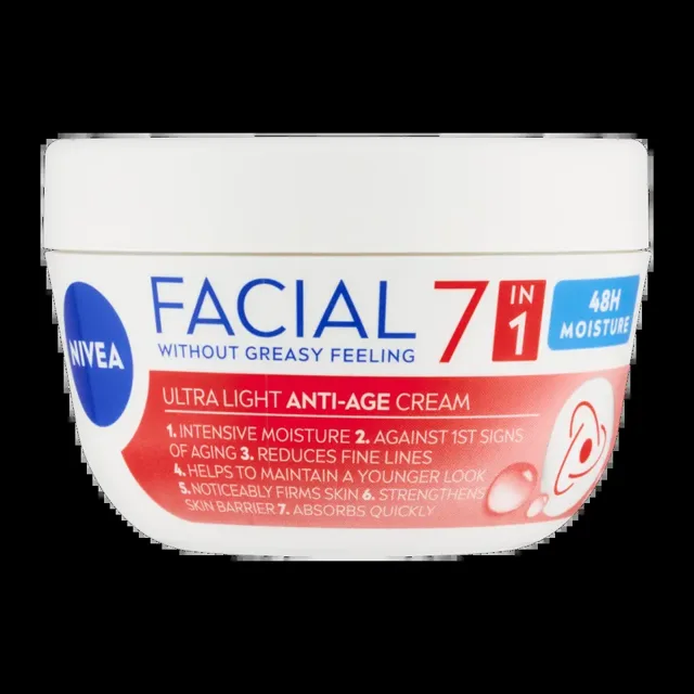 NIVEA Denní krém proti vráskám 7v1 Facial 100 ml