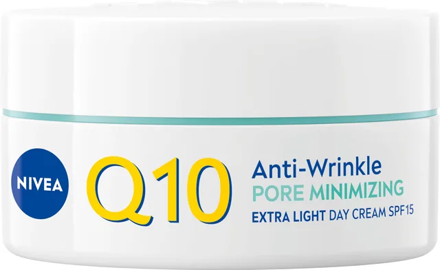 Nivea Denní krém SPF 15 Q10 Anti-Wrinkle Pore Minimizing (Day Care) 50 ml