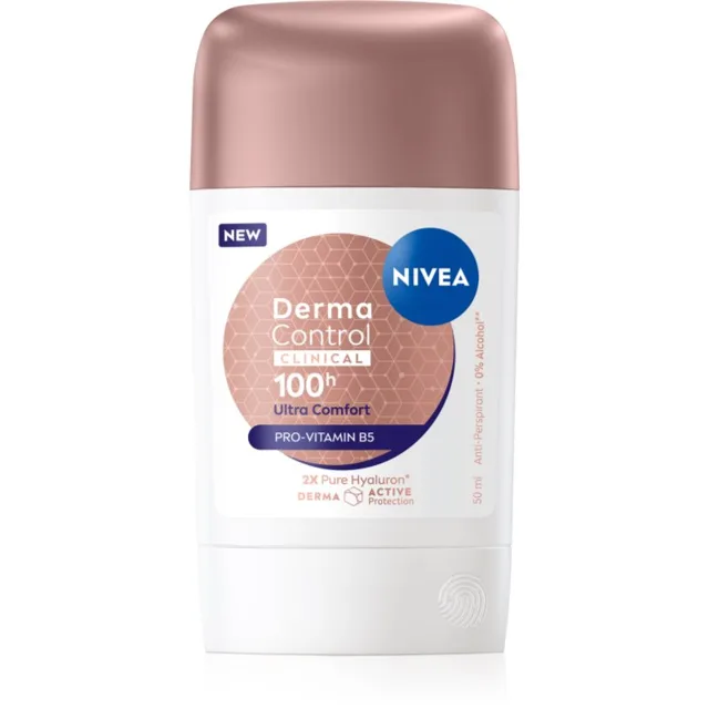 NIVEA Derma Control Clinical Ultra Comfort tuhý antiperspirant 50 ml