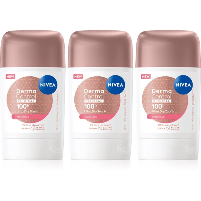NIVEA Derma Control Clinical Ultra Dry sada na tělo