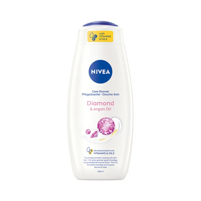 Nivea Diamond&Argan oil sprchový gel 500 ml