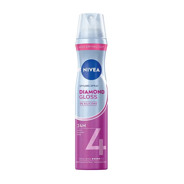 NIVEA Diamond Gloss Care Lak na vlasy 250 ml