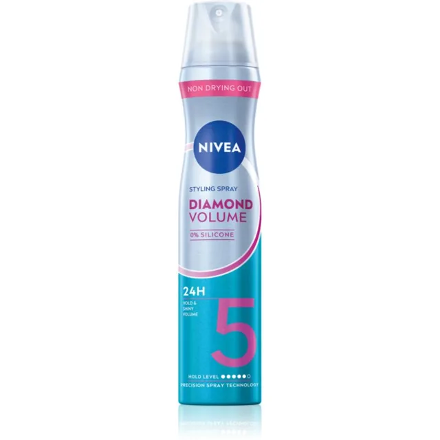 NIVEA Diamond Volume lak na vlasy 250 ml