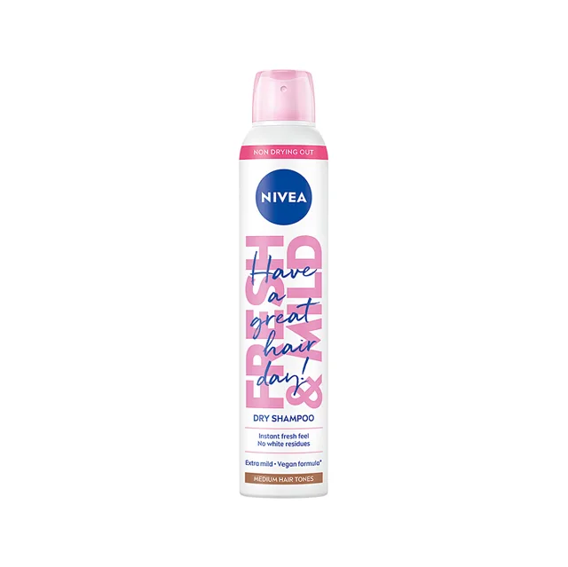 NIVEA Fresh Revive Suchý šampon pro světlejší tón vlasů 200 ml
