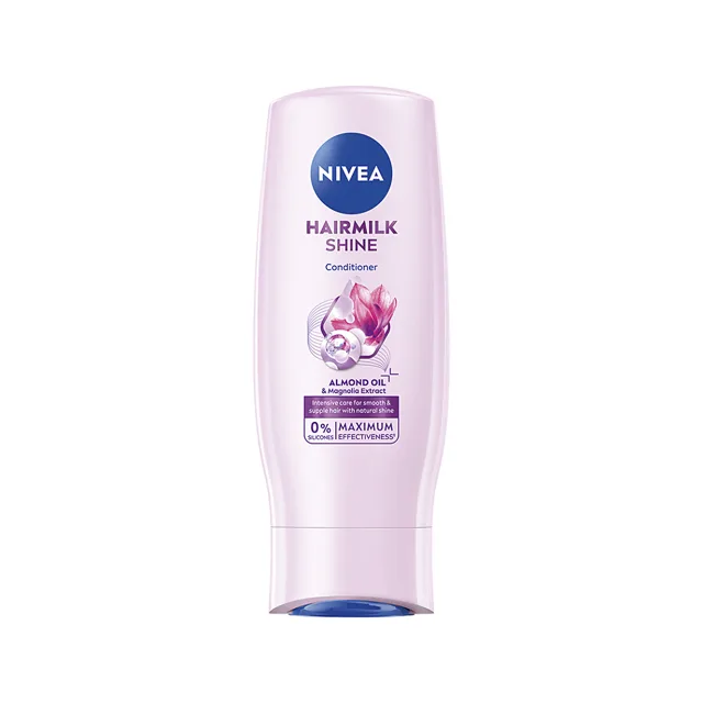 NIVEA Hairmilk Natural Shine Pečující kondicionér 200 ml