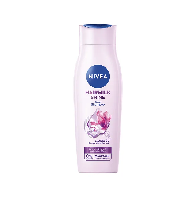NIVEA Hairmilk Natural Shine Pečující šampon 250 ml