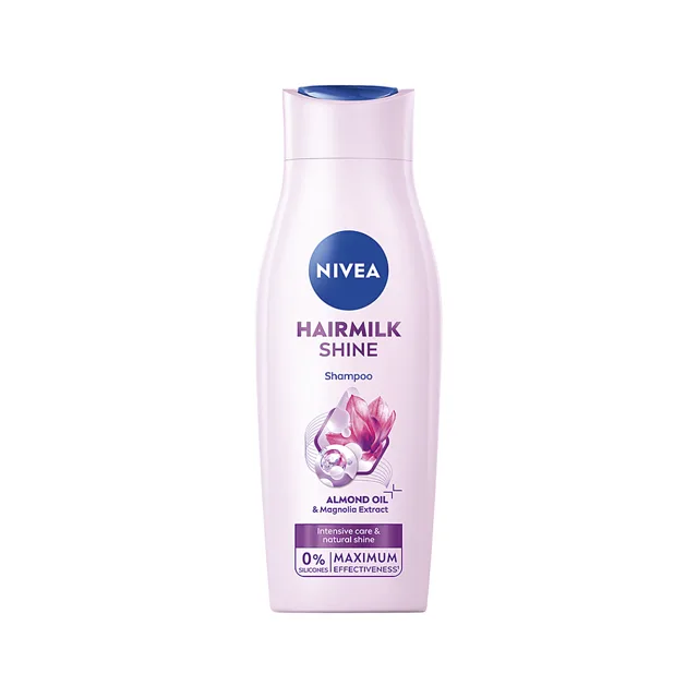 NIVEA Hairmilk Natural Shine Šampon  400 ml