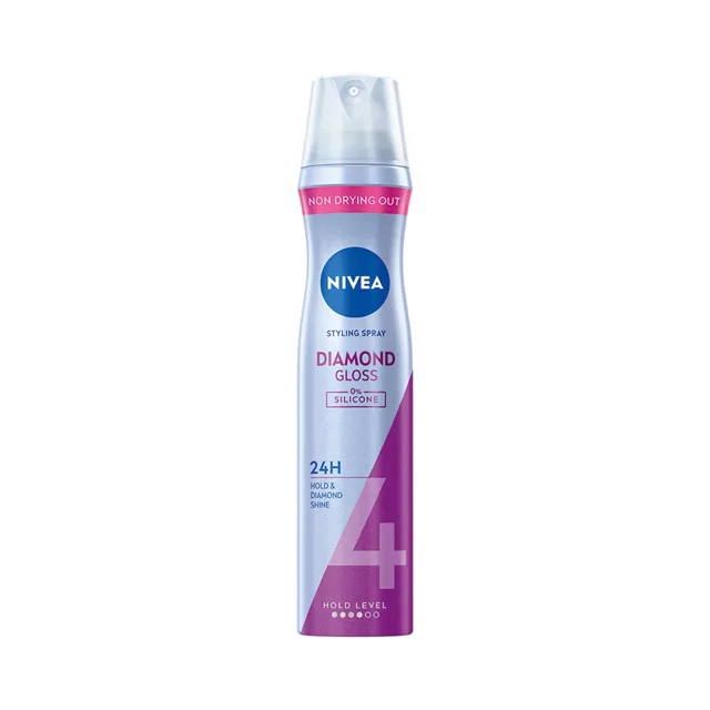 Nivea Lak na vlasy pro oslňující lesk vlasů Diamond Gloss 250 ml