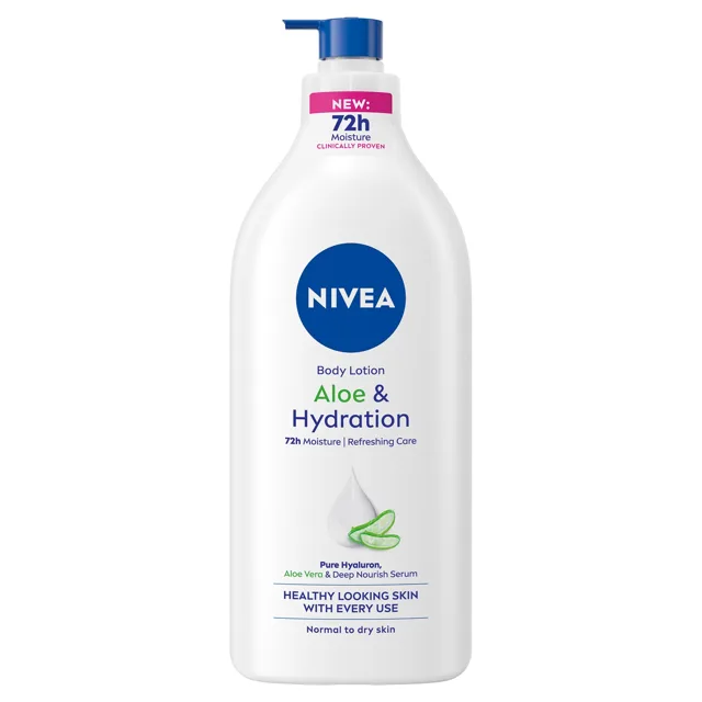 Nivea Lehké tělové mléko Aloe Hydration (Body Lotion) 400 ml - s pumpičkou