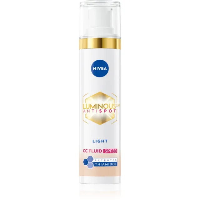 NIVEA Luminous 630 Anti Spot rozjasňující CC krém SPF 30 odstín Light 40 ml